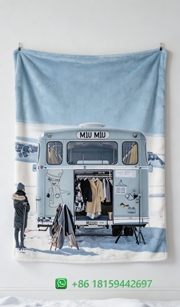 Miumiu Throw Blankets